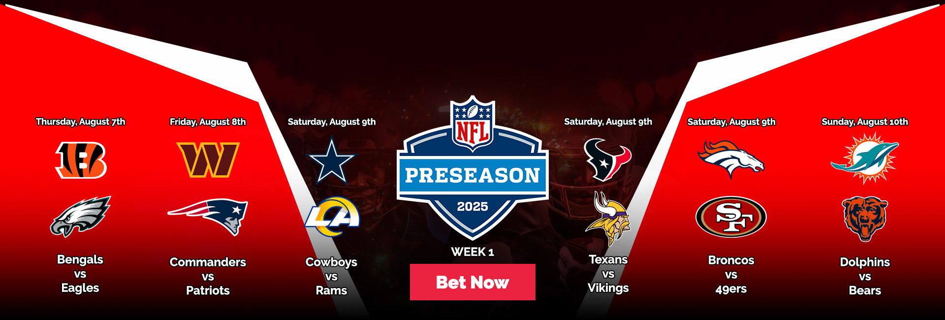 NFL - Week 1 Preseason