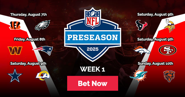 NFL - Week 1 Preseason