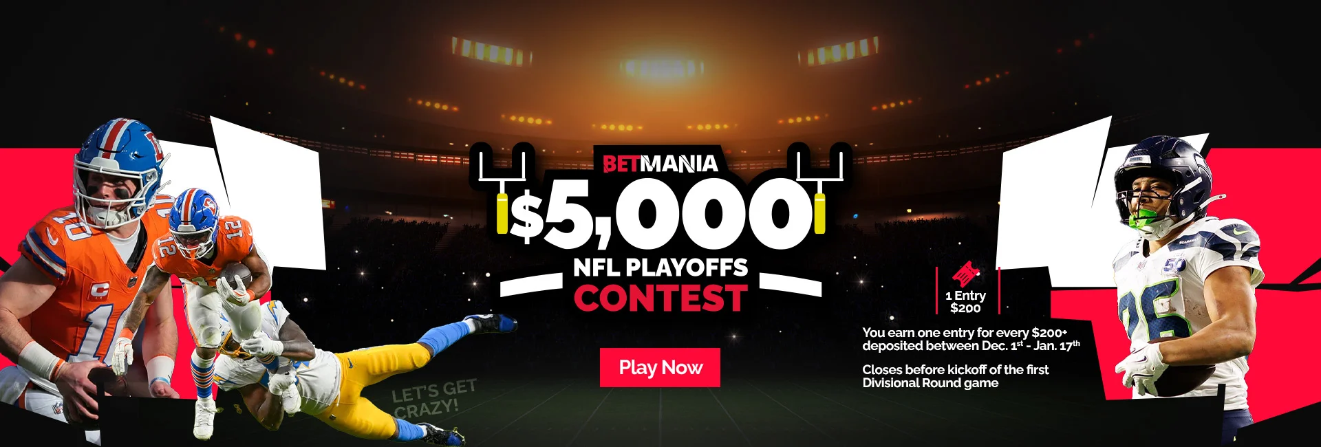 $5,000 NFL Playoffs Bracket Contest
