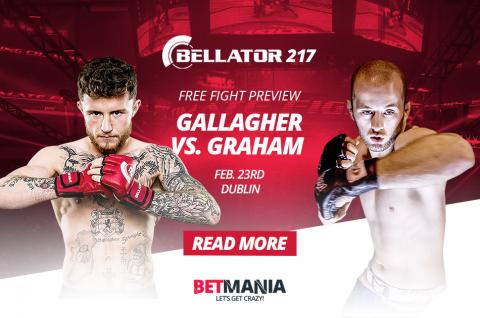 Bellator Euro Series Dublin: Gallagher vs Graham Betting Odds
